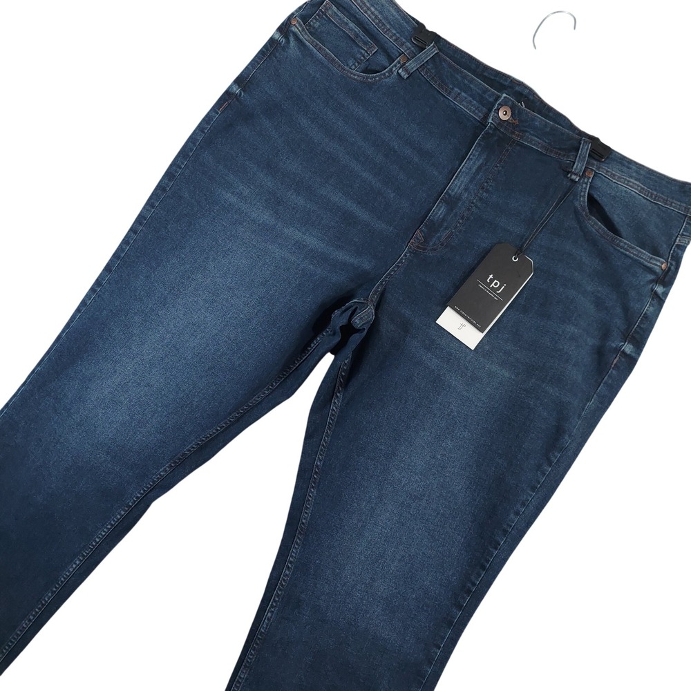 The Perfect Jean tpj Jeans Mens 44x28 Blue Athletic Fit Admiral Mid Wash NWT